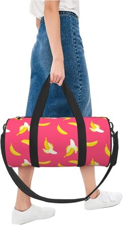 Рожева жіноча складана велика дорожня сумка для подорожей, переночування, на плече, спортивна сумка для тренувань