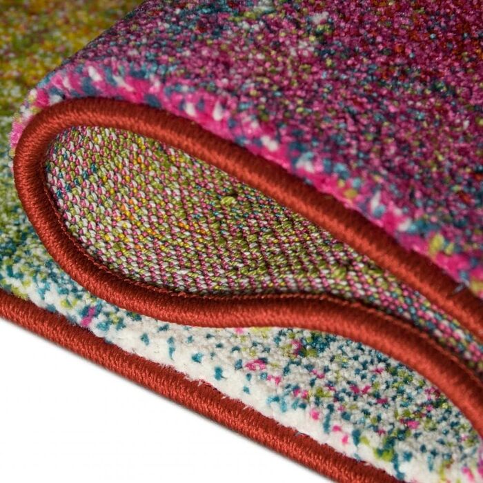 Сучасний килим для графіті Різнокольоровий помаранчевий зелений бірюзовий Розмір 160х230 см 160х230 см Різнокольоровий