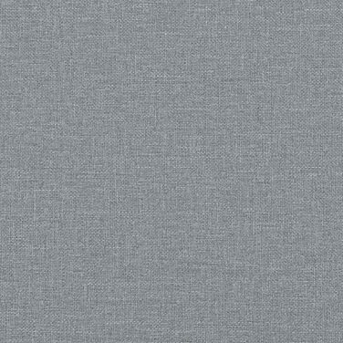 Крісло-яйце світло-сіре 63 x 73 x 90 см Тканина, Вітальня, Сучасне обертове крісло-яйце, Стильні меблі для дому, Елегантне крісло для відпочинку та комфортне рішення