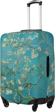 Чохол для валізи Пілотський кокпіт, захист від пилу та подряпин, квітковий принт Мигдалевий цвіт, розмір 80