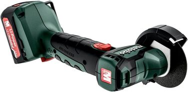 Акумуляторна кутова шліфувальна машина Metabo Powermaxx CC 12 BL (з 2 акумуляторами 2 Ач зарядний пристрій, зачисний круг ø 76 мм,