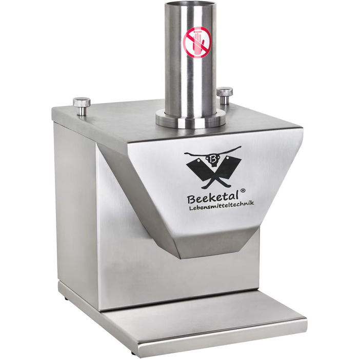 Професійний різак Beeketal 'CSB-3E Professional Gastro Currywurst електричний з регулюванням товщини різання від 5-30 мм, корпус ковбасної нарізки та ніж з нержавіючої сталі, двигун 135 Вт (не обслуговується)