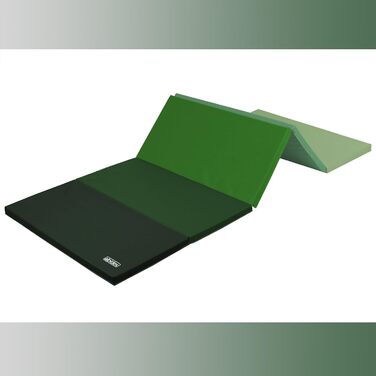 Складаний гімнастичний килимок ALPIDEX, килимок для м&39якої посадки, 185 x 78 x 3,2 см, килимок для вправ для домашнього використання, для дітей та дорослих, зелений
