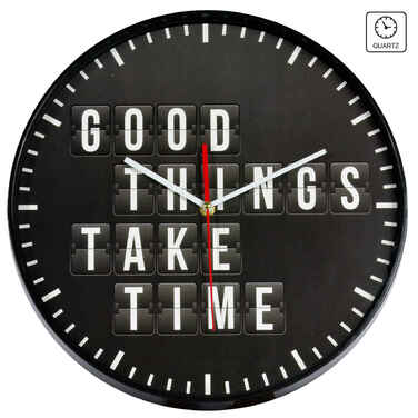 Годинник настінний Technoline 775485 Good Things Take Time (775485)