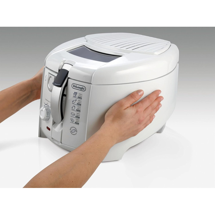 Фритюрниця, 1800 Вт, 1,2 літра, нержавіюча сталь, білий, 28211. W1 RotoFry