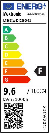 Світлодіодна стрічка Mextronic 3528, нейтральний білий (4000K), 48W, 500 см, 12V, IP20