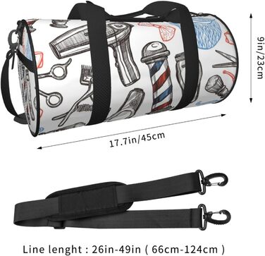 Спортивна сумка, дорожня сумка, сумка для фітнесу, сумка для перукарні, однотонний стиль, з принтом, сумка на ніч, чорна, універсальний розмір, сумка для подорожей