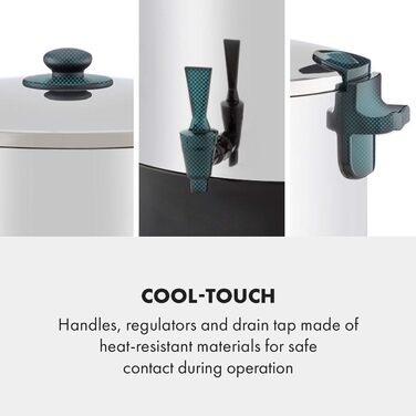 Цифрова консервуюча машина Дозатор для консервації горщиків для консервації гарячих напоїв, 50 літрів, 2500 Вт, 30-100 C, таймер, функція збереження тепла, кришка із закриттям, полірована нержавіюча сталь Konfistar Digital 50 літрів, 50