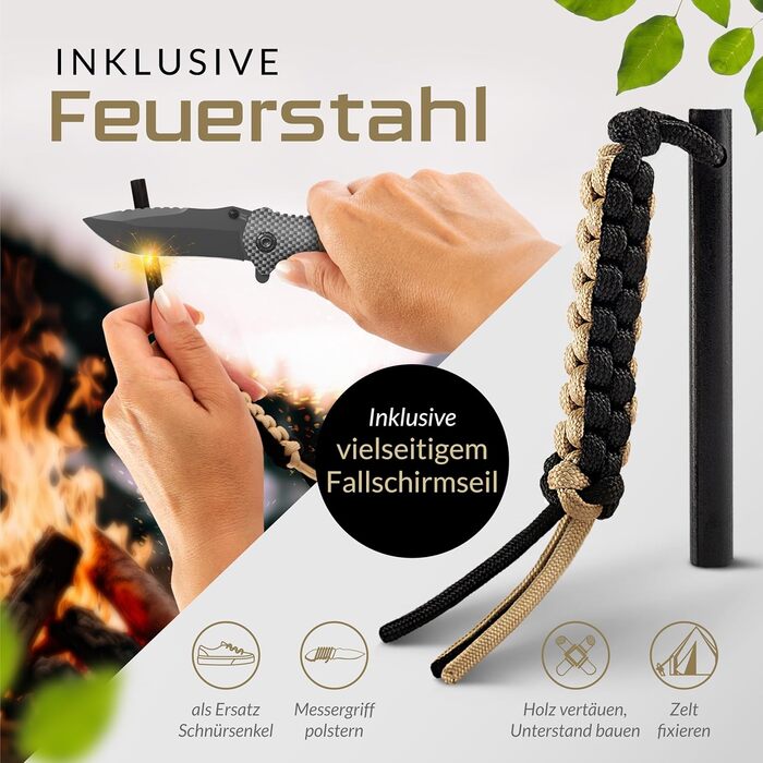 Складаний ніж BERGKVIST K19 (одноручний) з дерев'яним руків'ям та титаном для активного відпочинку та виживання - кишеньковий ніж