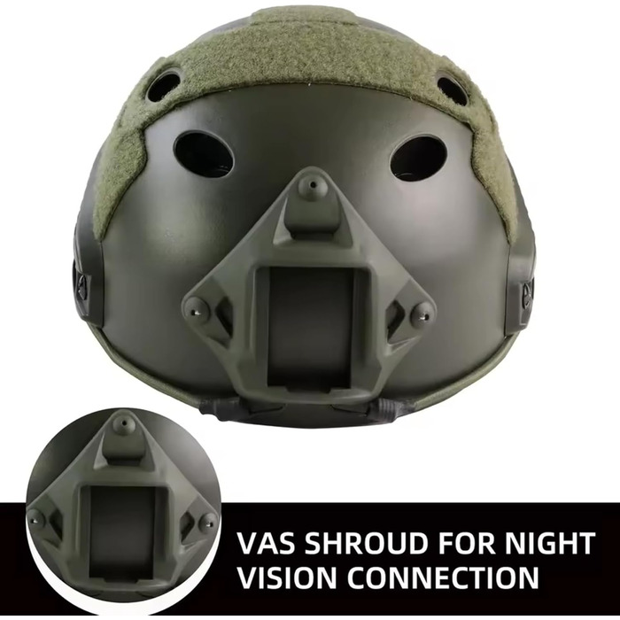 Швидкий шолом Легкий страйкбольний шолом з підкладкою, регульованим ремінцем та бічними рейками для спорту на свіжому повітрі, пейнтболу, пейнтбольного шолома SWAT Combate Black