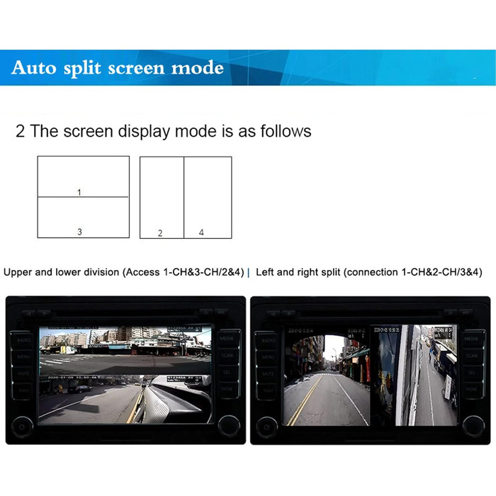 Цифровий відеореєстратор для транспортних засобів, комплект автомобільного відеореєстратора, мобільний цифровий відеореєстратор 4-