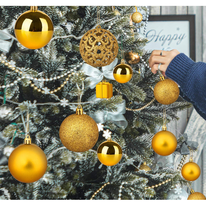 Набір ялинкових кульок зі 105 предметів Homewit