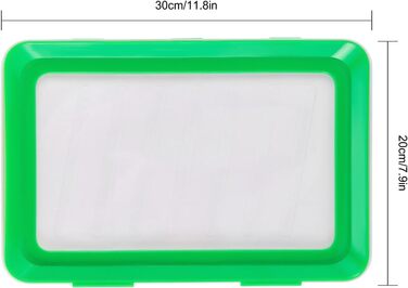 Коробка для шинки, для холодильника, зберігання шинки, холодильник, комплект із 4 контейнерів, для зберігання продуктів, ідеально підходить для кемпінгу, вечірок, сімей (30 x 20 см)