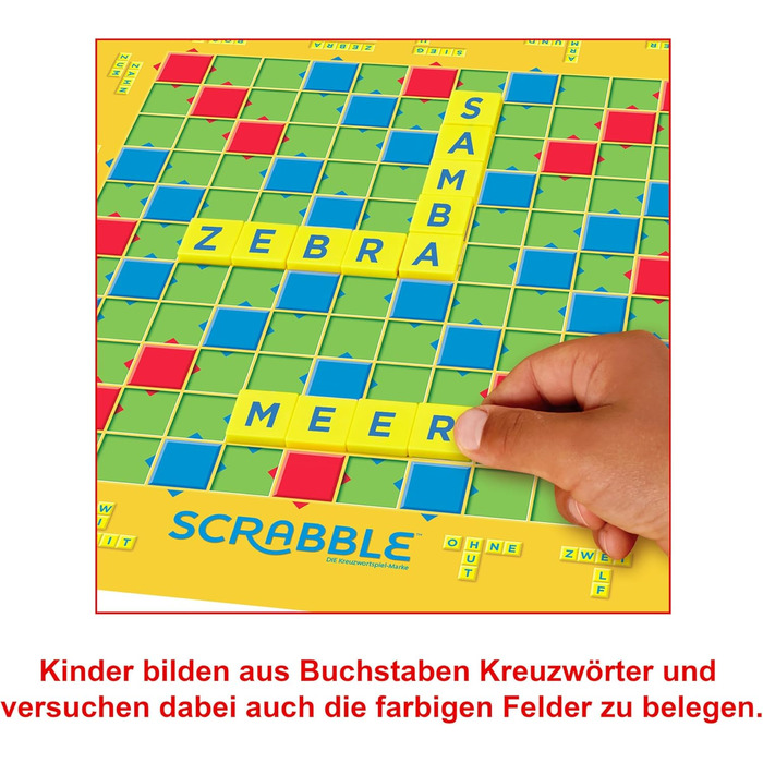 Гра в слова та дитяча гра, дитячі ігри настільні ігри підходить для 2 - 4 дітей від 6 років, дизайн може відрізнятися, німецька версія, Y9670 Germany Multi