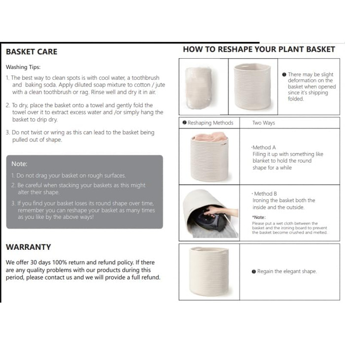 Декоративний кошик Mkono з макраме з бавовняної мотузки, декор для дитячої кімнати в стилі бохо, маленький, милий, плетений пензлик, шафа, контейнер для зберігання дитячих іграшок, журналів, вітальня, спальня, колір слонової кістки 11&39x11&39