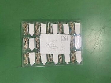 Світлодіодні міні-гірлянди з акумулятором, 2M 20 світлодіодних світлодіодних гірлянд з акумулятором, криті гірлянди, DIY казкові в