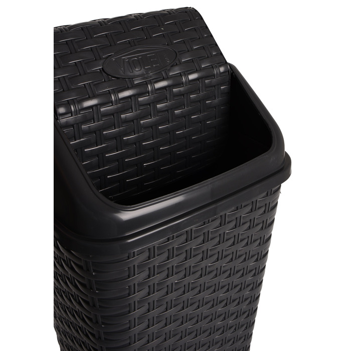 Корзина д/сміття VIOLET HOUSE 0752 Роттанг ANTRASIT з/кр 10 л (0752 Роттанг ANTRASIT с/к 10 л) (7182294)
