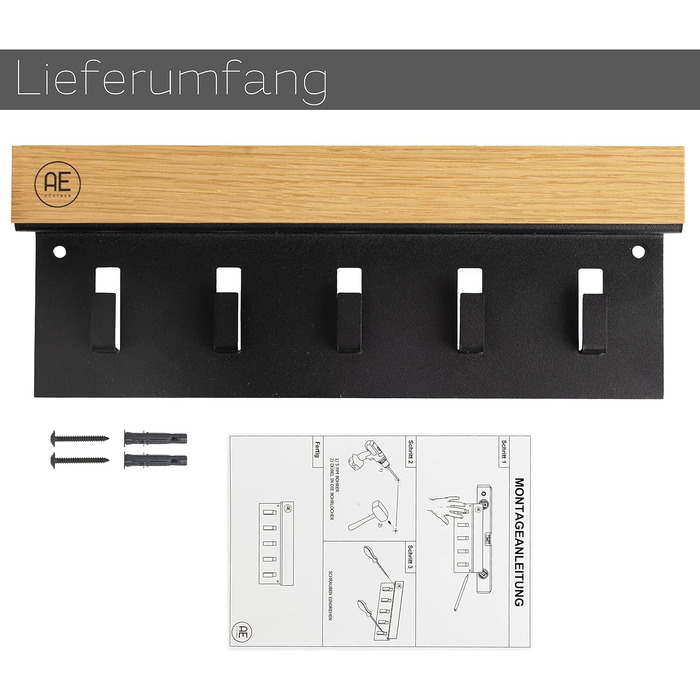 Ключниця дерев'яна - ключниця чорна сталь - ключниця дубова - ключниця з полицею - брелок - ключниця - ключниця - настінний органа