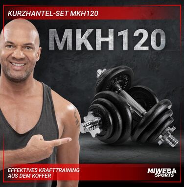 Набір спортивних гантелей Miweba MKH120 20 к