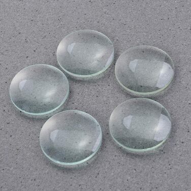 Подвійні опуклі лінзи UKCOCO Подвійні опуклі лінзи Подвійні опуклі дзеркала Один бульбашковий скляний ефект egfect дзеркальна плівка Телескоп Опукла лінза 50 мм опуклий скляний купол Комплект збільшувального скла Френеля студент