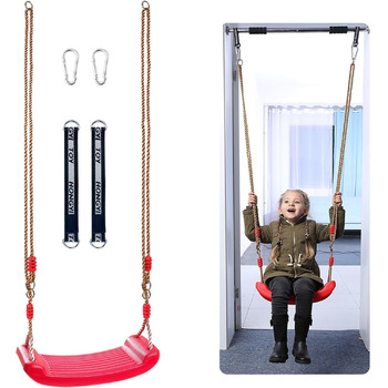 Пластикова гойдалка Diompirux для дітей, еластична дитяча гойдалка, стійке до погодних умов сидіння гойдалки в приміщенні та на ві