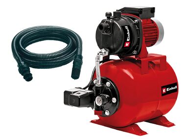 Станція водопостачання Einhell GC-WW 6538 (650 Вт, тиск 3,6 бар, продуктивність 3800 л/год, вбудований реле тиску, манометр, бак 20 л)
