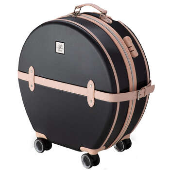 Валіза Semi Line 24' (M) Black/Pink Cream (T5671-3)