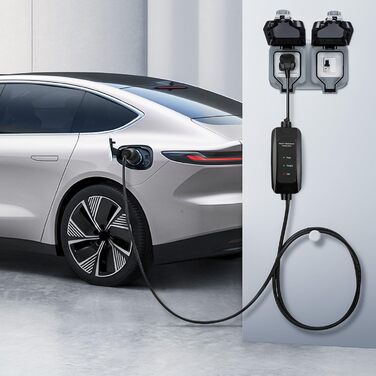 Тип 2 зарядний кабель Schuko 10M, 3,68кВт, 16А, тип 2 зарядний пристрій Schuko зі світлодіодним індикатором Зарядний кабель електр