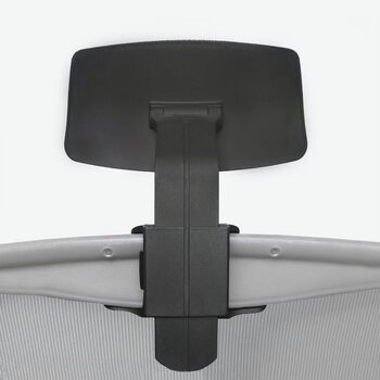Підголівник Fortaleza Новий для Herman Miller Aeron Remastered, кріплення підголівника для крісла, сумісний з підголівниками Atlas, включаючи розмір A, розмір B, розмір C (залізно-сірий), пластик