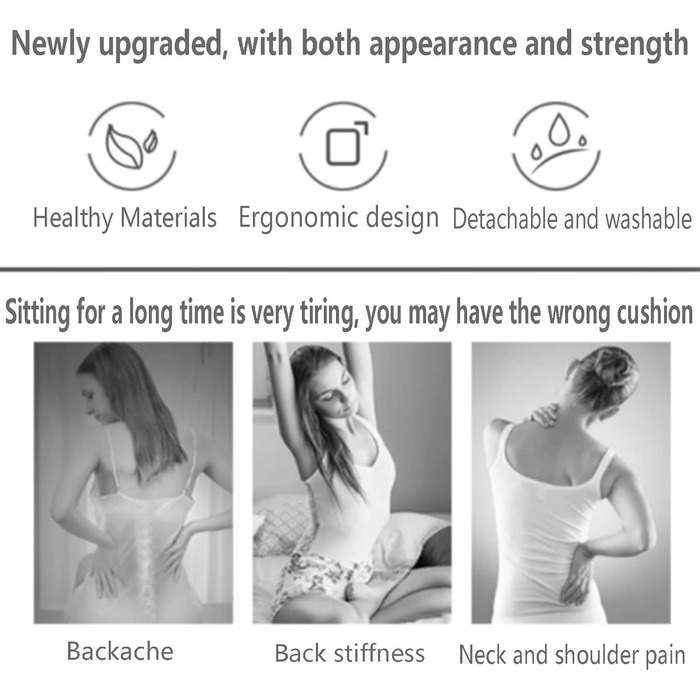 Подушка для відпочинку на ліжку, подушка для читання, подушка для спини з підлокітниками, ідеальна клиноподібна подушка з подушкою для шиї, для читання, роботи та ігор на ліжку, дивані чи кушетці