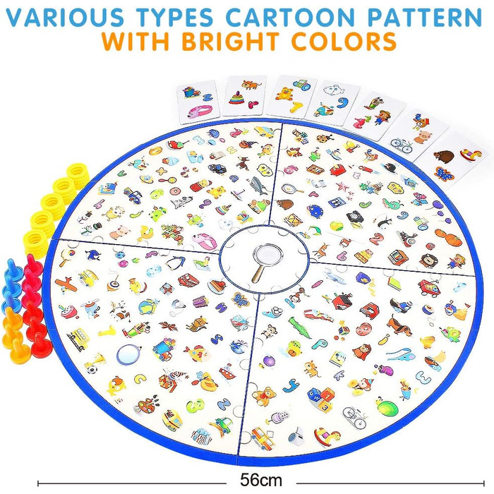 Настільна гра VATOS, навчальна гра Маленький детектив для дітей, іграшки для сімейної вечірки, ігри на відповідність, подарунок ві