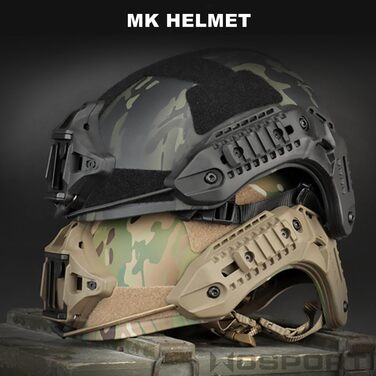 Тактичний шолом MK Storm військовий камуфляж легкий страйкбол відкритий спорт пейнтбол гри CS захистити обладнання