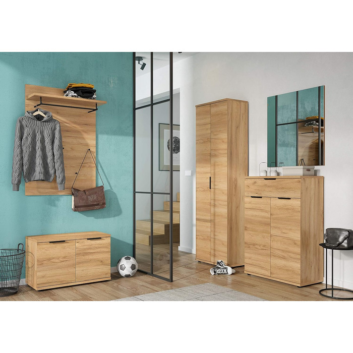 Шафа для взуття, дуб Наварра, 75 x 108 x 37 см Шафа для взуття, дуб Наварра, 2790-243