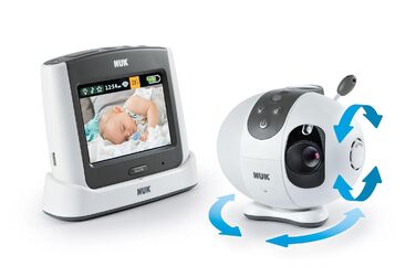 Радіоняня з камерою, зіркова проекція, вільний від високочастотного випромінювання в режимі Eco, радіус дії макс, 410