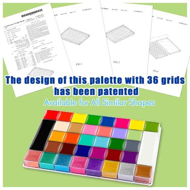 Палітра для бодіарту CCbeauty Bodypainting (36 кольорів)