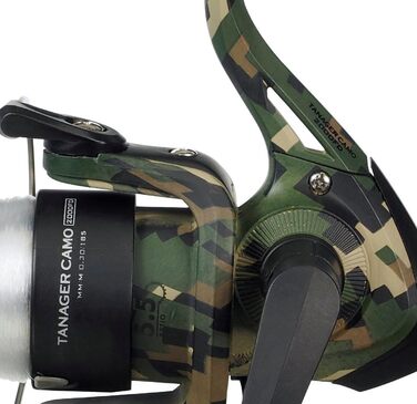 Спінінговий комплект Mitchell Tanager Camo II Легкий набір вудилища та котушки для прісноводної та хижої риболовлі Ідеально для початківців 2-дільний, 2.7м 15-40г