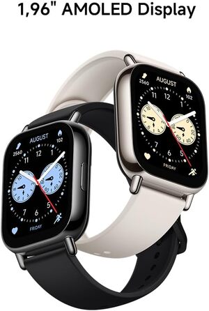 Розумний годинник Xiaomi Redmi Watch 5 Lite, вбудований GPS, відстеження серцевого ритму та SPO, водонепроникність 5 атм, завжди ввімкнений дисплей, Bluetooth-дзвінки, сучасний чорний колір