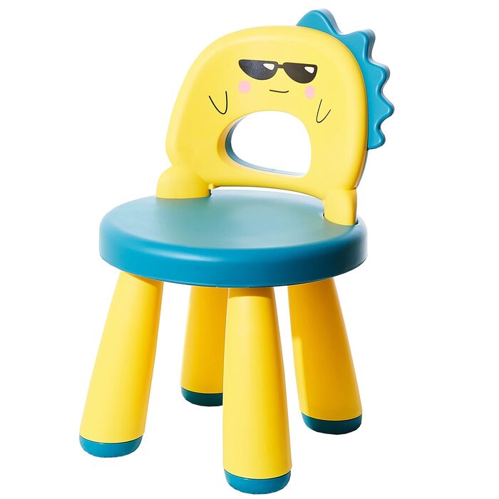 Дитячий стілець із пластику - Дитячий табурет - Зручний Легкий і міцний - Підходить для дітей від 2 до 6 років - Легко миється - Е