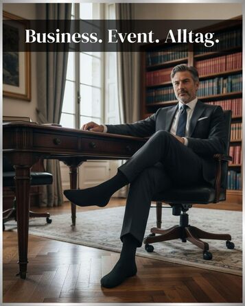 Чоловічі шкарпетки, 10 пар ділових шкарпеток з дихаючої бавовни, безшовні та не пропускають подразнення, класичні шкарпетки, чорні, розмір 43-46