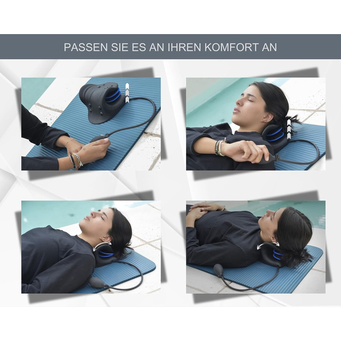 Подушка для лікування шийного відділу хребта Для полегшення болю в шиї та плечах Розслаблюючий пристрій Розтяжка для зменшення напруги Подушка з регульованою висотою Регульована висота подушки для шиї