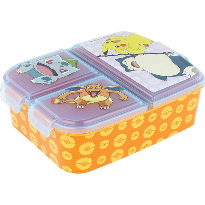 Ланчбокс Pokemon трьохсекційний