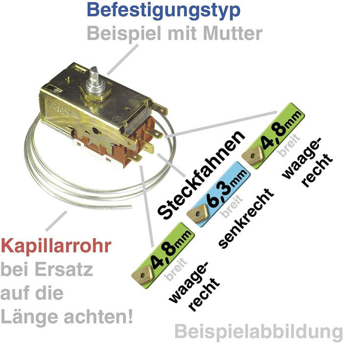 Термостат K59-H1346 для холодильників BSH, Bosch 167223, Siemens, Miele, Liebherr