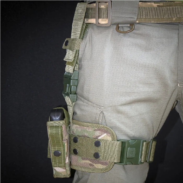 Кобура на стегно для ПМ кордура Kirasa мультикам(Арт.KI283)