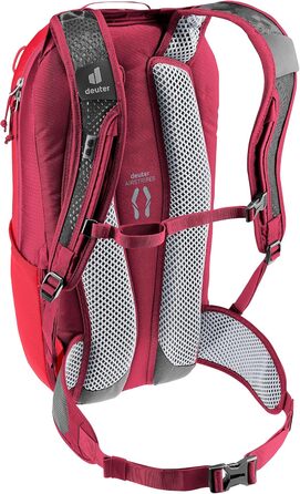 Велосипедний рюкзак Deuter Race 16, вишня-масала, 16 л, з системою Airstripes