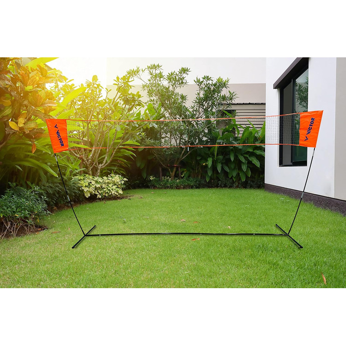 Сітка для бадмінтону Victor Easy - багатофункціональна сітка для вулиці з регульованою висотою, 350 * 155 Easy Net