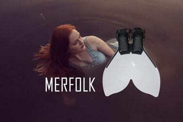 Плавки Регульовані моноласти білого кольору Русалка Розмір 39 43