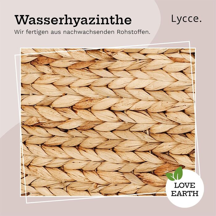 Вставка-кошик для полиць Kallax, кубоподібна форма, водяний гіацинт натуральний, 33 x 33 x 33 см, комплект з 4 шт.
