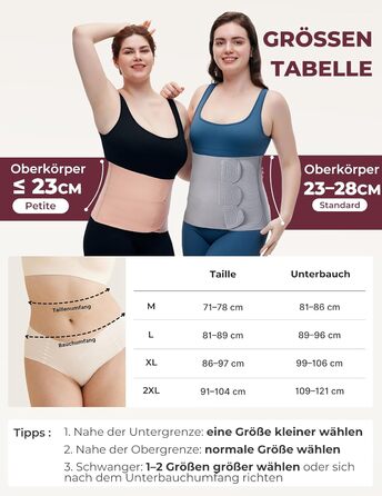 Післяпологовий пояс для живота Momcozy Ergowrap, 3D компресія та підтримка спини для відновлення після кесаревого розтину, безшовний пояс для живота для щоденного носіння та спорту, невидима коригуюча білизна після пологів (короткий, XL) XL Short-Skin Pin