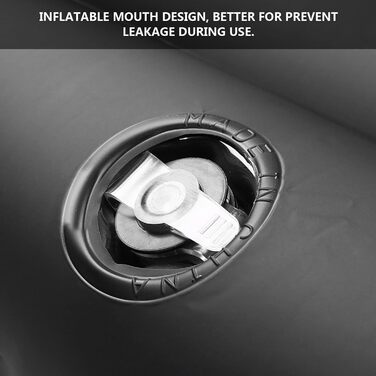 Надувне автокрісло Dioche, складне, дорожній матрац для заднього сидіння, багатофункціональне, з електричним повітряним насосом (чорне)