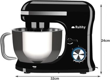 Міксер для кухонного комбайна, багато аксесуарів, чаша з нержавіючої сталі 16746